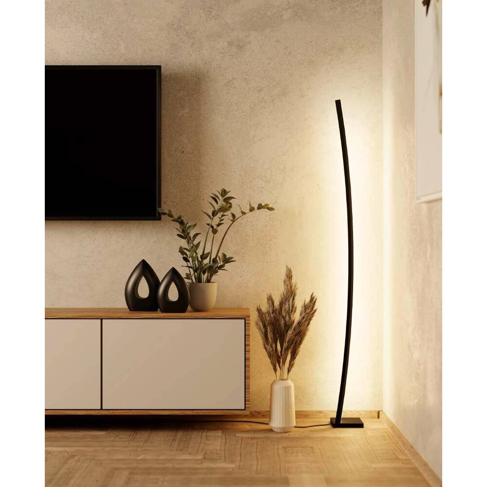 Eglo Leuchten PICACHA Stehlampe LED Schwarz, 1-flammig