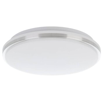 Eglo Leuchten MARUNELLA-S Deckenleuchte LED Nickel-Matt, Weiß, 1-flammig Eglo Leuchten MARUNELLA-S Deckenleuchte LED Nickel-Matt, Weiß, 1-flammig