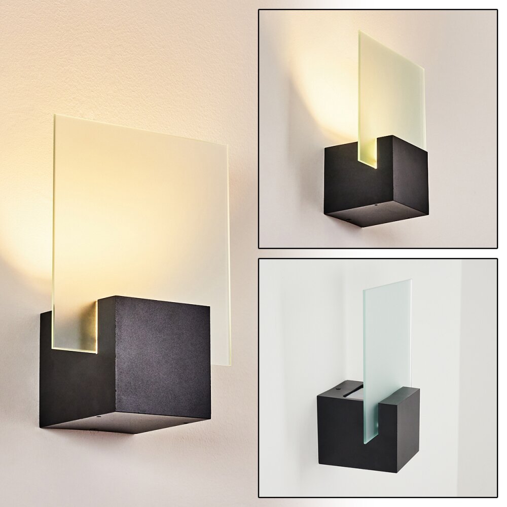 Aasbo Außenwandleuchte LED Schwarz, 1-flammig main product photo