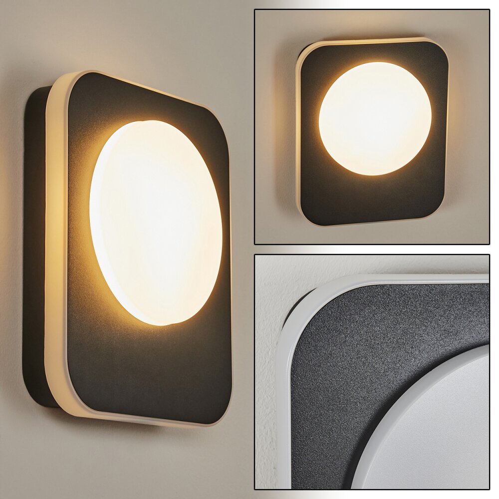 Haga Außenwandleuchte LED Schwarz, 1-flammig main product photo