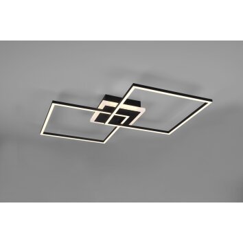 Reality Arribo Deckenleuchte LED Schwarz, 3-flammig, Fernbedienung, Farbwechsler