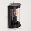 Spitnes Außenwandleuchte Schwarz, 1-flammig Spitnes Außenwandleuchte Schwarz, 1-flammig