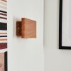 Mosambik Wandleuchte LED Braun, Holz dunkel, Nickel-Matt, 1-flammig Mosambik Wandleuchte LED Braun, Holz dunkel, Nickel-Matt, 1-flammig