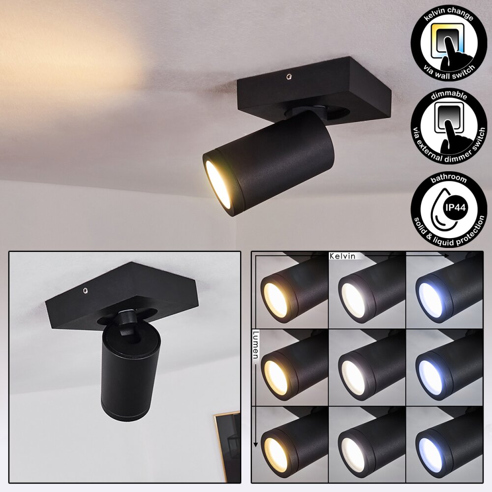 Hakamken Deckenleuchte Schwarz, 1-flammig main product photo