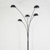 Siamado Bogenlampe Schwarz, 5-flammig
