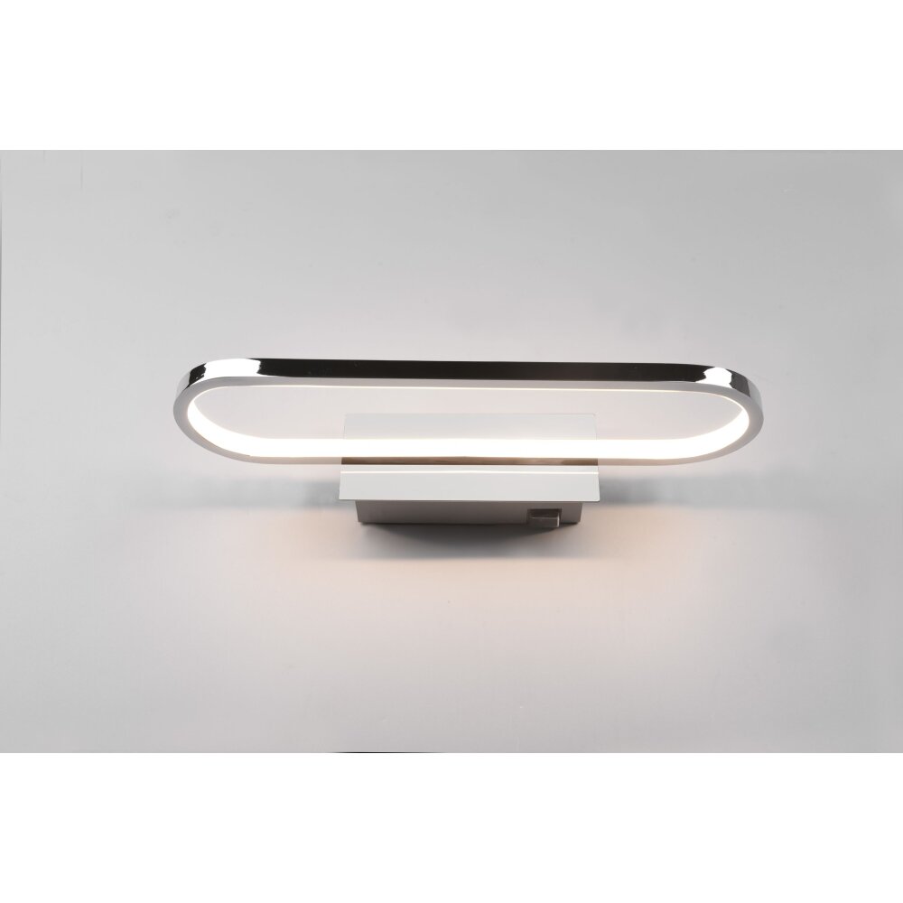 Trio Leuchten Gianni Wandleuchte LED Chrom, 1-flammig