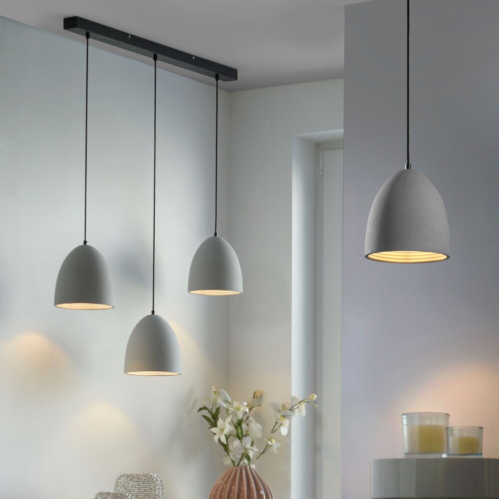 Paul Neuhaus ETON Pendelleuchte Schwarz, 3-flammig main product photo
