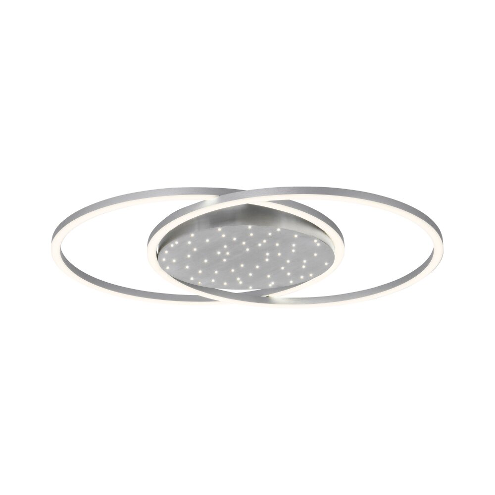 Paul Neuhaus YUKI Deckenleuchte LED Stahl gebürstet, 3-flammig, Fernbedienung main product photo