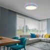 Leuchten Direkt GALACTICA Deckenleuchte LED Weiß, 1-flammig, Fernbedienung, Farbwechsler