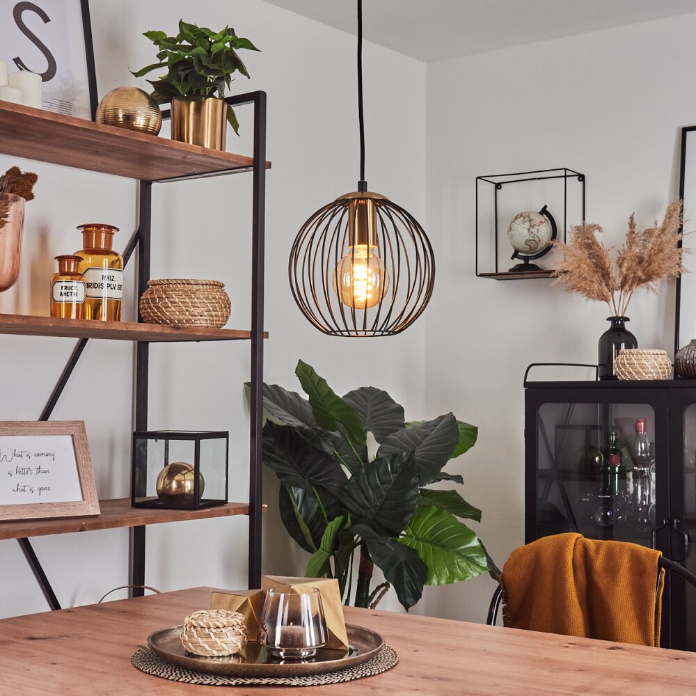 Buihomau Hängeleuchte Schwarz, 1-flammig main product photo