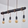 Larifano Pendelleuchte Braun, Schwarz, 4-flammig
