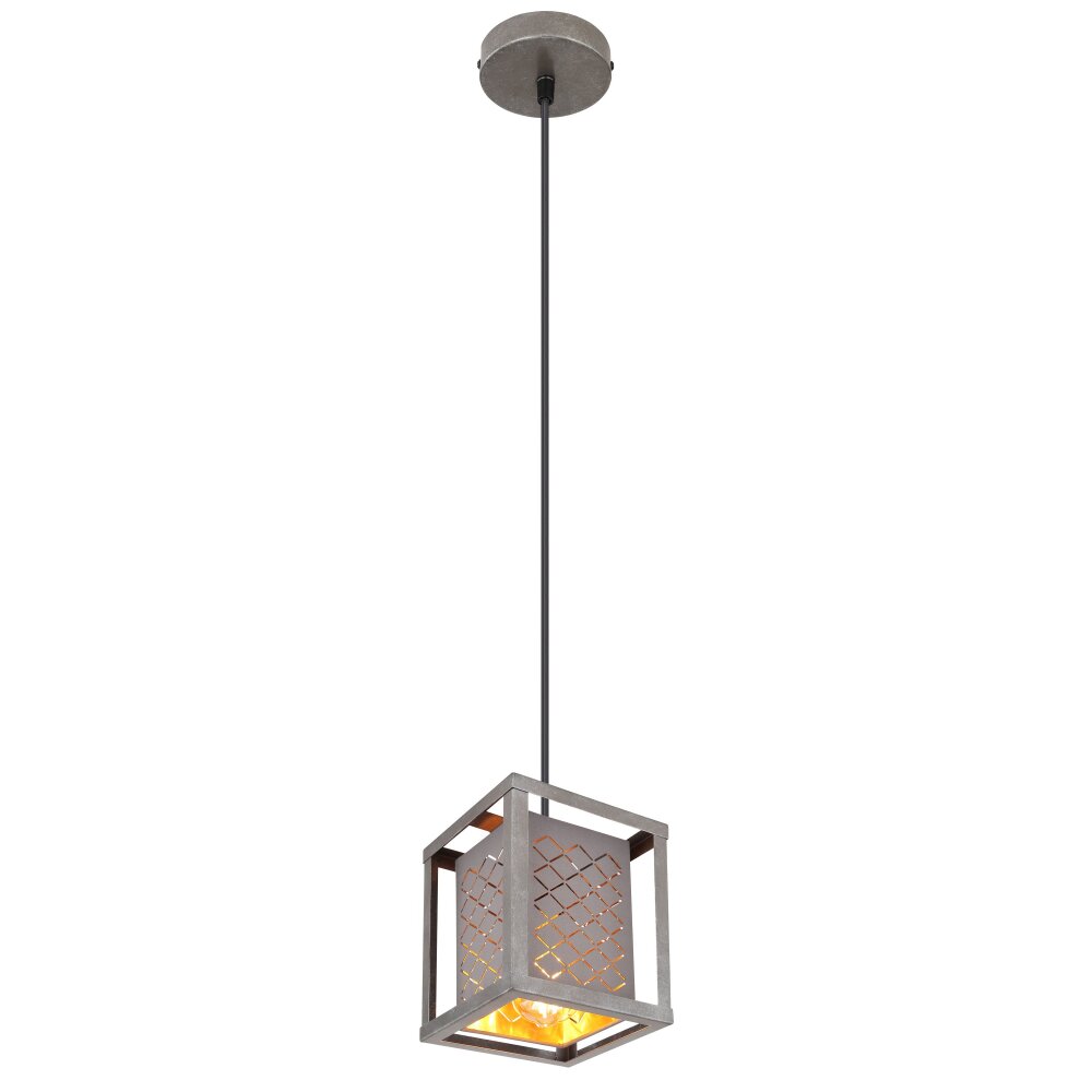 Globo THOMAS Hängeleuchte Altsilber, 1-flammig main product photo
