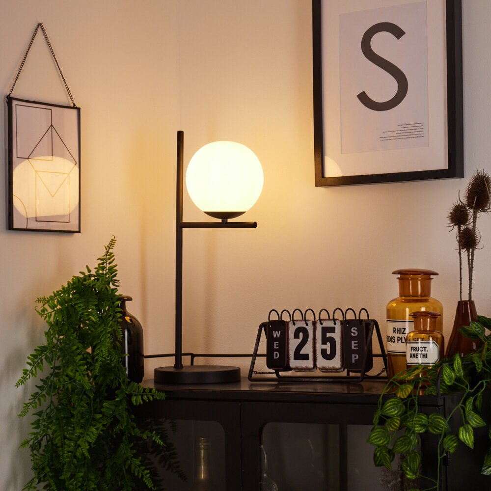 Hogatza Tischleuchte Schwarz, 1-flammig main product photo