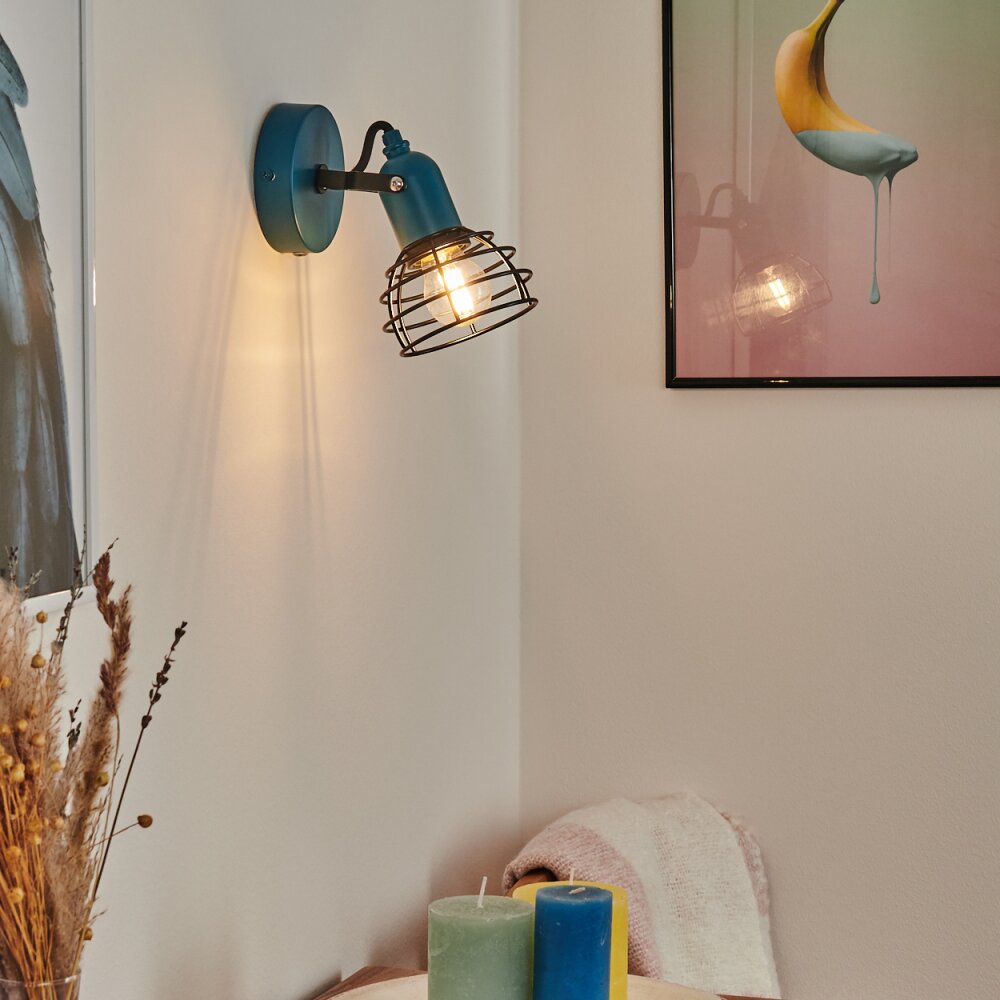 Builako Wandleuchte Blau, Schwarz, 1-flammig main product photo