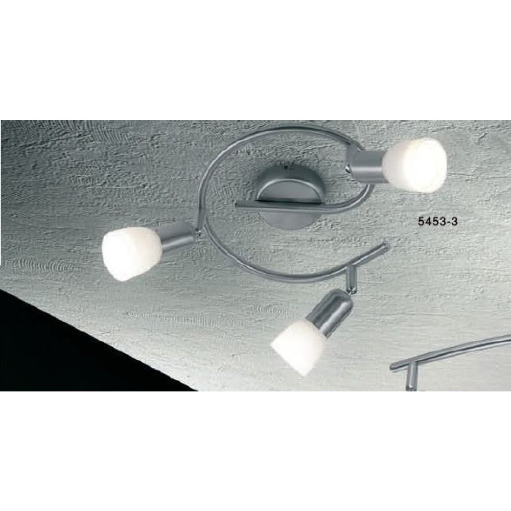 Globo CATHY Strahler Edelstahl, Nickel-Matt, 3-flammig main product photo