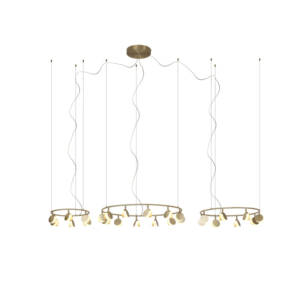 Mantra SHELL Pendelleuchte LED Gold, 26-flammig main product photo