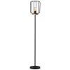 Brilliant Leuchten Tosh Stehlampe Naturfarben, Schwarz, 1-flammig