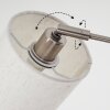 Antillo Bogenleuchte Nickel-Matt, 5-flammig, Stoff-Lampenschirm
