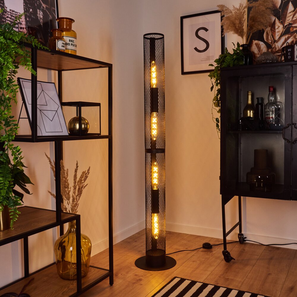 Akrema Stehleuchte Schwarz, 1-flammig main product photo