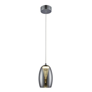 Brilliant Metropolis Pendelleuchte LED Chrom, 1-flammig