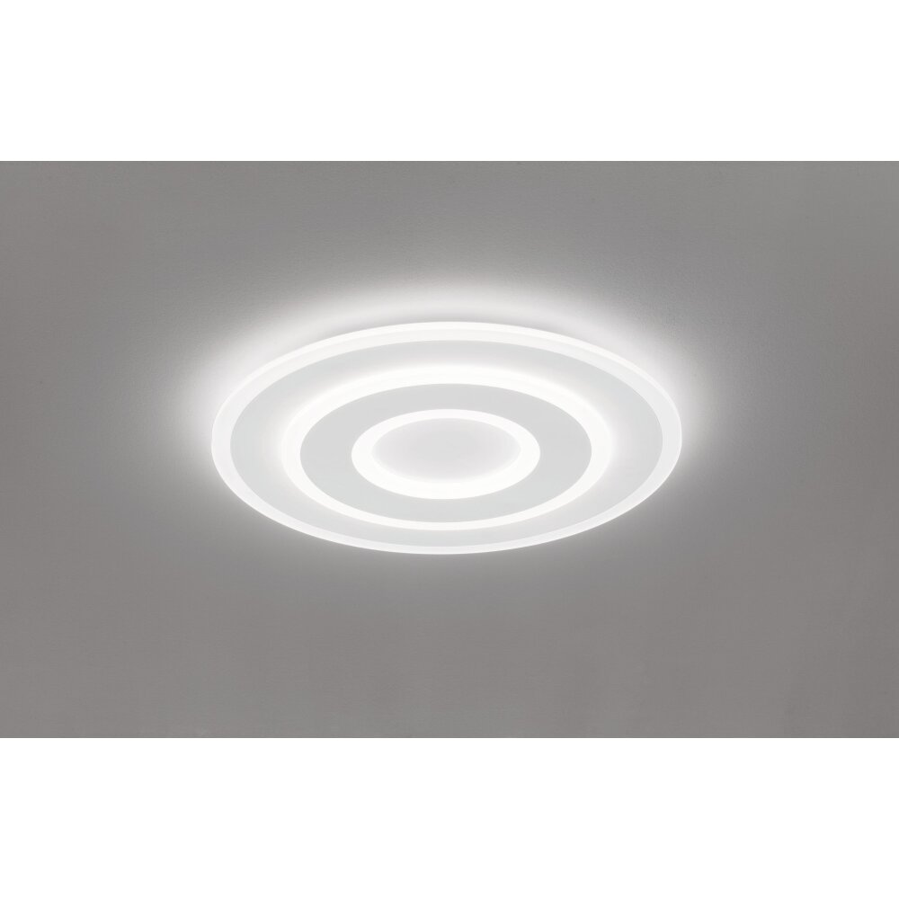 Fischer & Honsel Bolia Deckenleuchte LED Weiß, 1-flammig, Fernbedienung main product photo