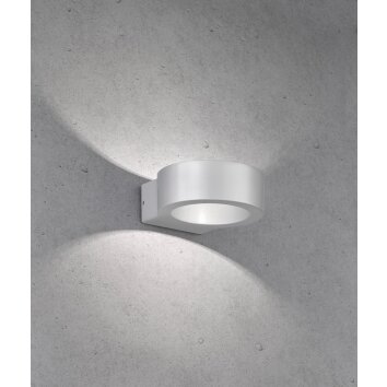 Fischer & Honsel Torres Außenwandleuchte LED Silber, 1-flammig Fischer & Honsel Torres Außenwandleuchte LED Silber, 1-flammig