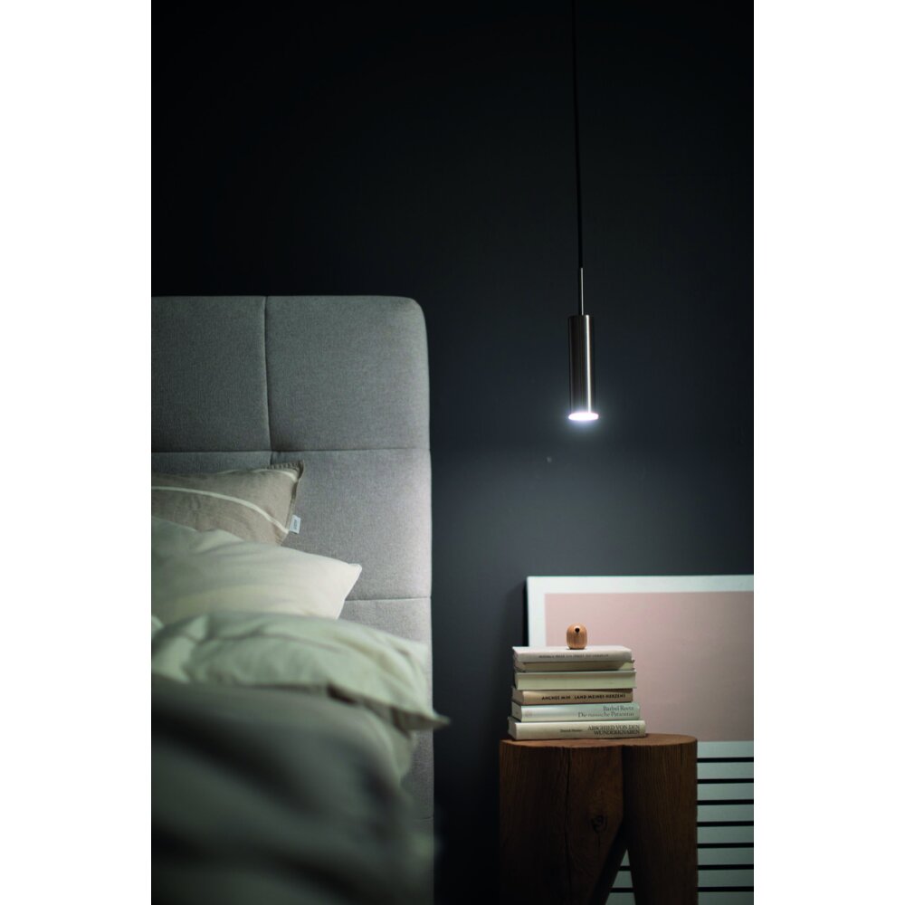 SCHÖNER WOHNEN-Kollektion Stina Pendelleuchte LED Nickel-Matt, 1-flammig main product photo