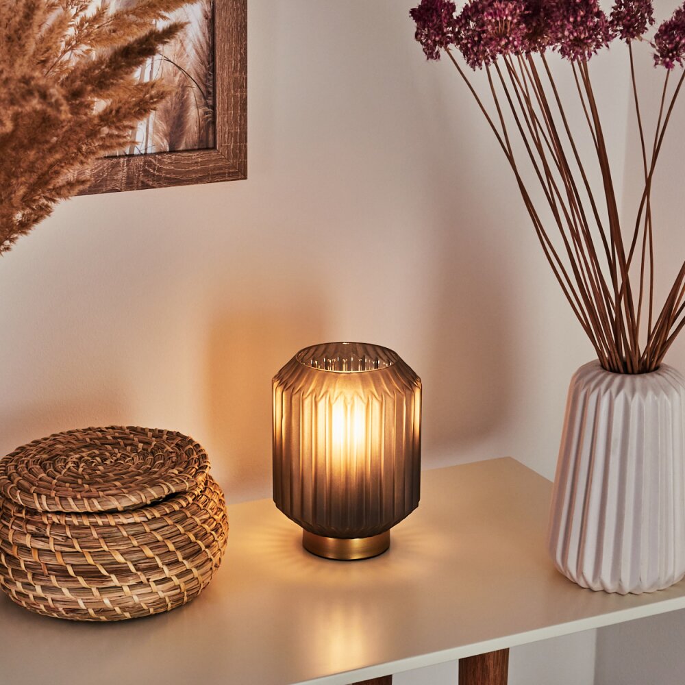 Briel Tischleuchte Messing, 1-flammig main product photo
