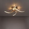 Leuchten Direkt LOLAsmart-SWING Deckenleuchte LED Stahl gebürstet, 4-flammig, Fernbedienung, Farbwechsler Leuchten Direkt LOLAsmart-SWING Deckenleuchte LED Stahl gebürstet, 4-flammig, Fernbedienung, Farbwechsler