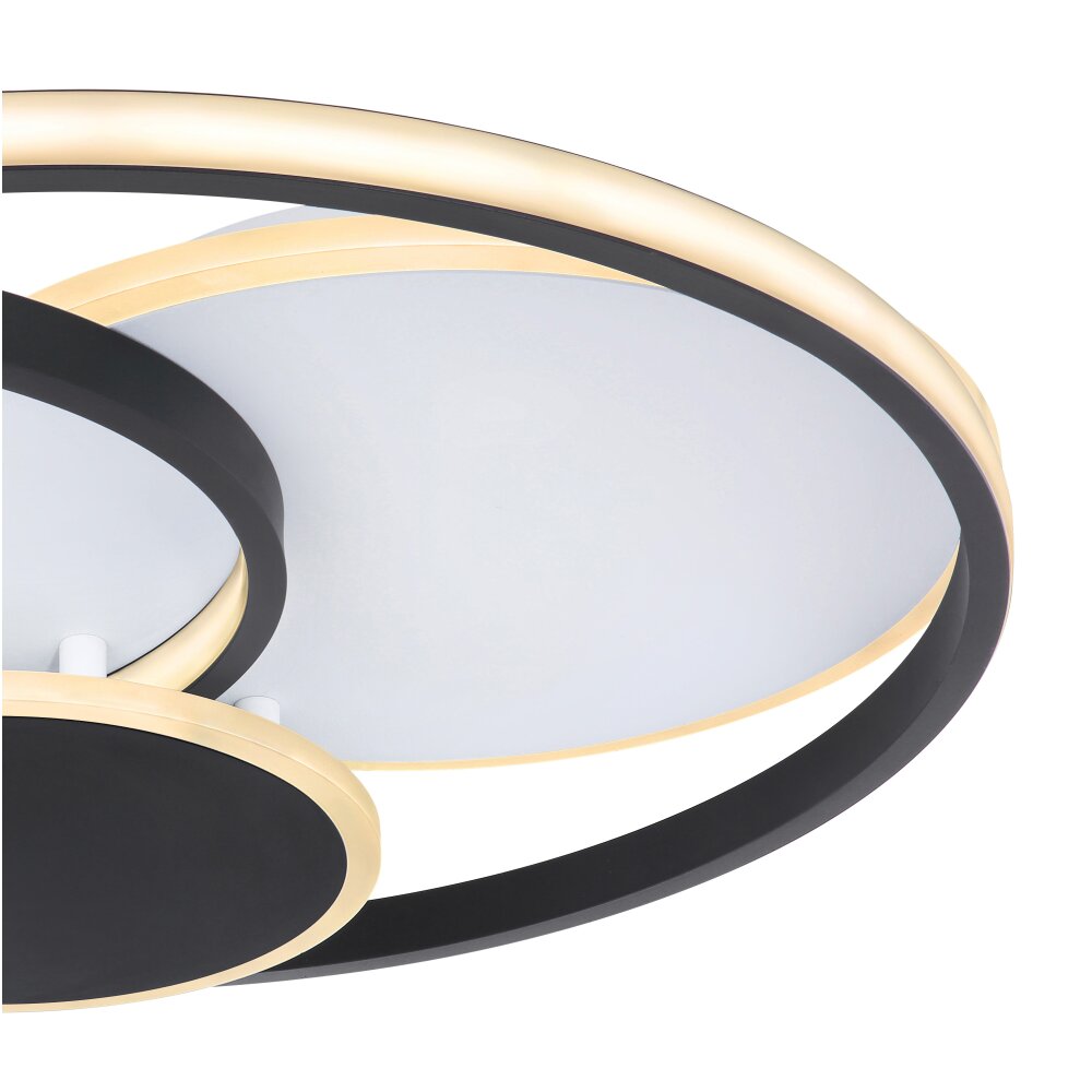 Globo JACK Deckenleuchte LED Schwarz, Weiß, 1-flammig