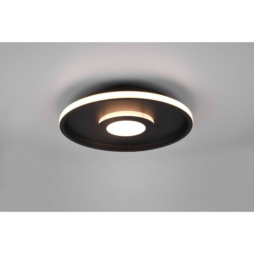 Trio Leuchten Ascari Deckenleuchte LED Schwarz, 1-flammig main product photo