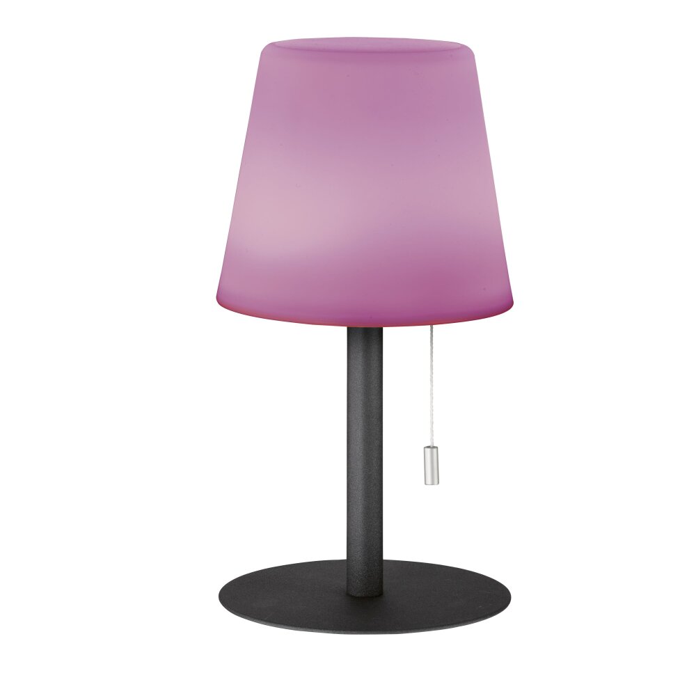 FHL easy Garden Außentischleuchte LED Anthrazit, 1-flammig, Farbwechsler