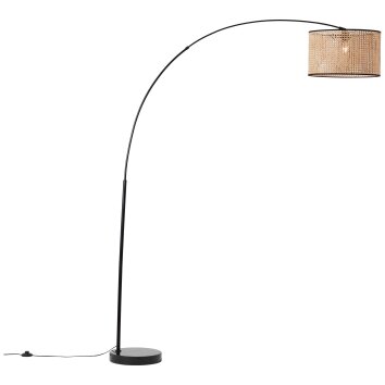 Brilliant Leuchten Wiley Stehlampe Schwarz, 1-flammig