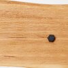 Brilliant Leuchten Baker Pendelleuchte Holz hell, Schwarz, 4-flammig
