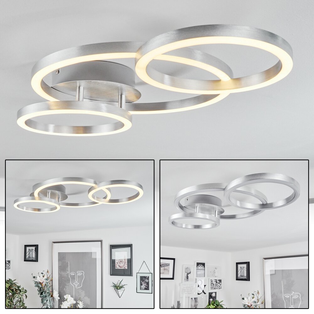 Sorte Deckenleuchte LED Nickel-Matt, 1-flammig main product photo