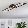 Hyacinthe   Deckenleuchte LED Chrom, Schwarz, 1-flammig