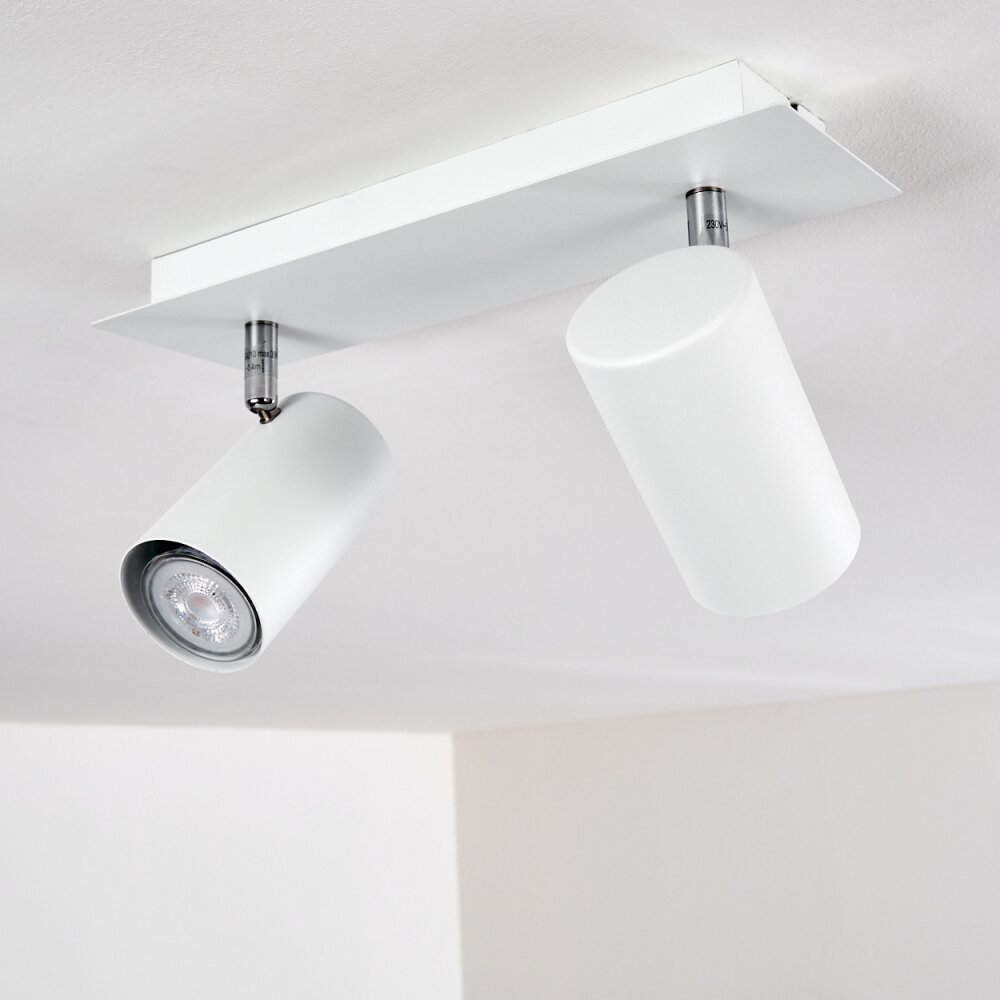 Zuoz Deckenleuchte Weiß, 2-flammig