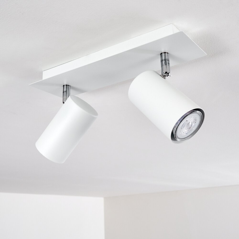 Zuoz Deckenleuchte Weiß, 2-flammig