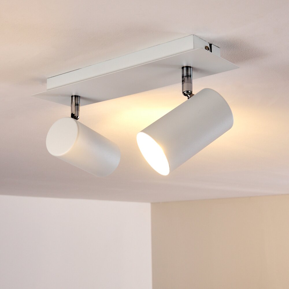 Zuoz Deckenleuchte Weiß, 2-flammig