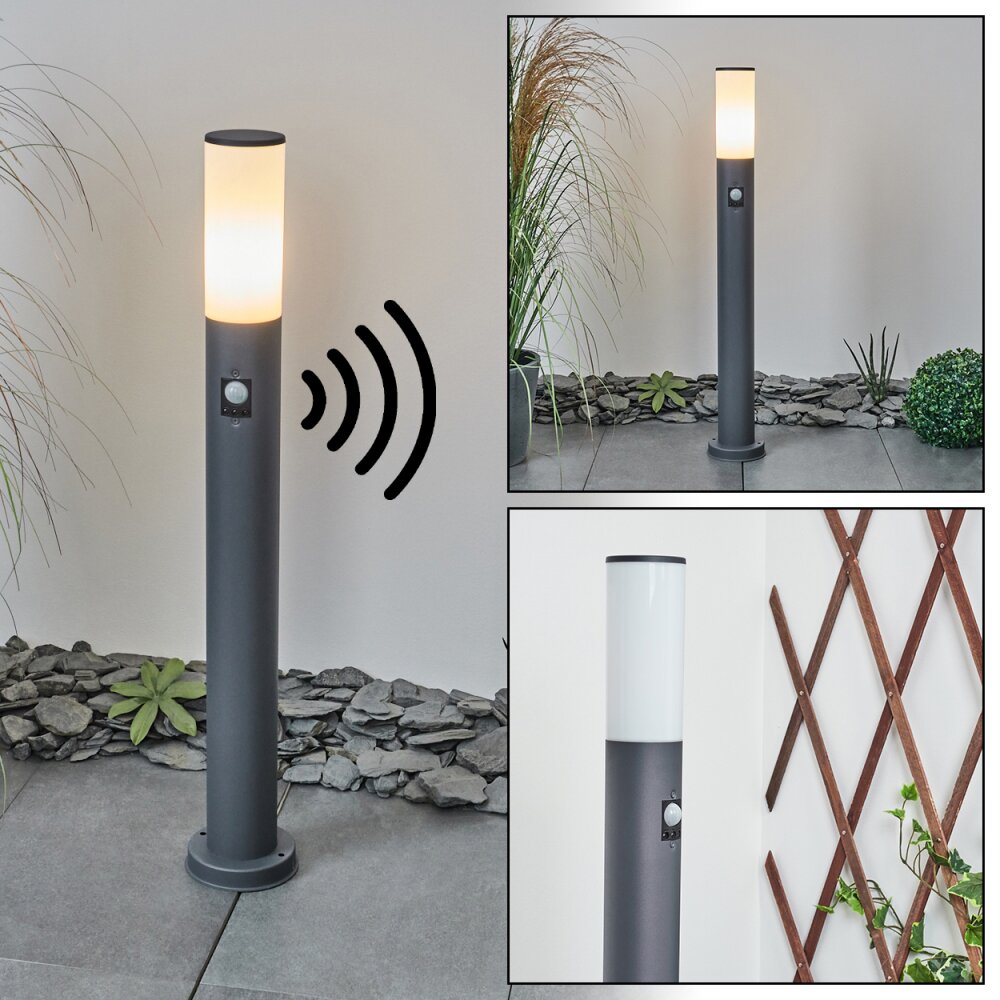 Caserta Wegeleuchte Anthrazit, 1-flammig, Bewegungsmelder main product photo