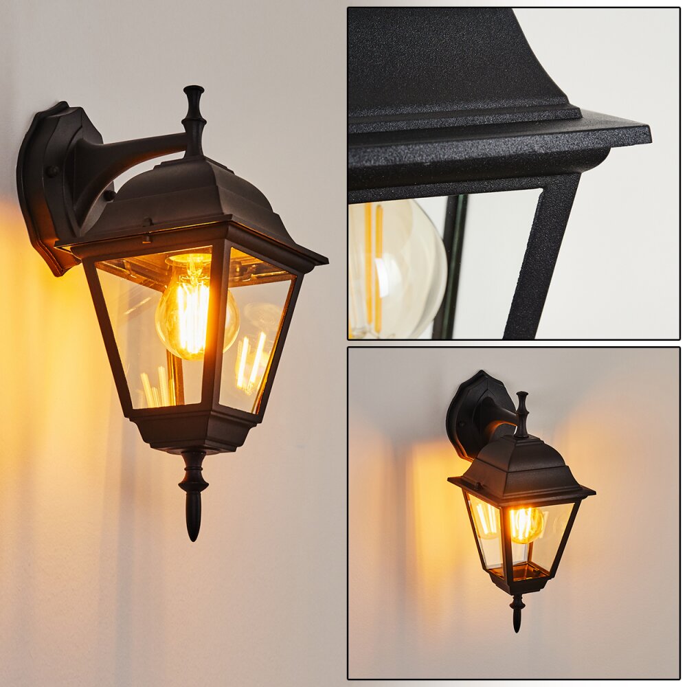 Naofe  Außenwandleuchte Schwarz, 1-flammig main product photo