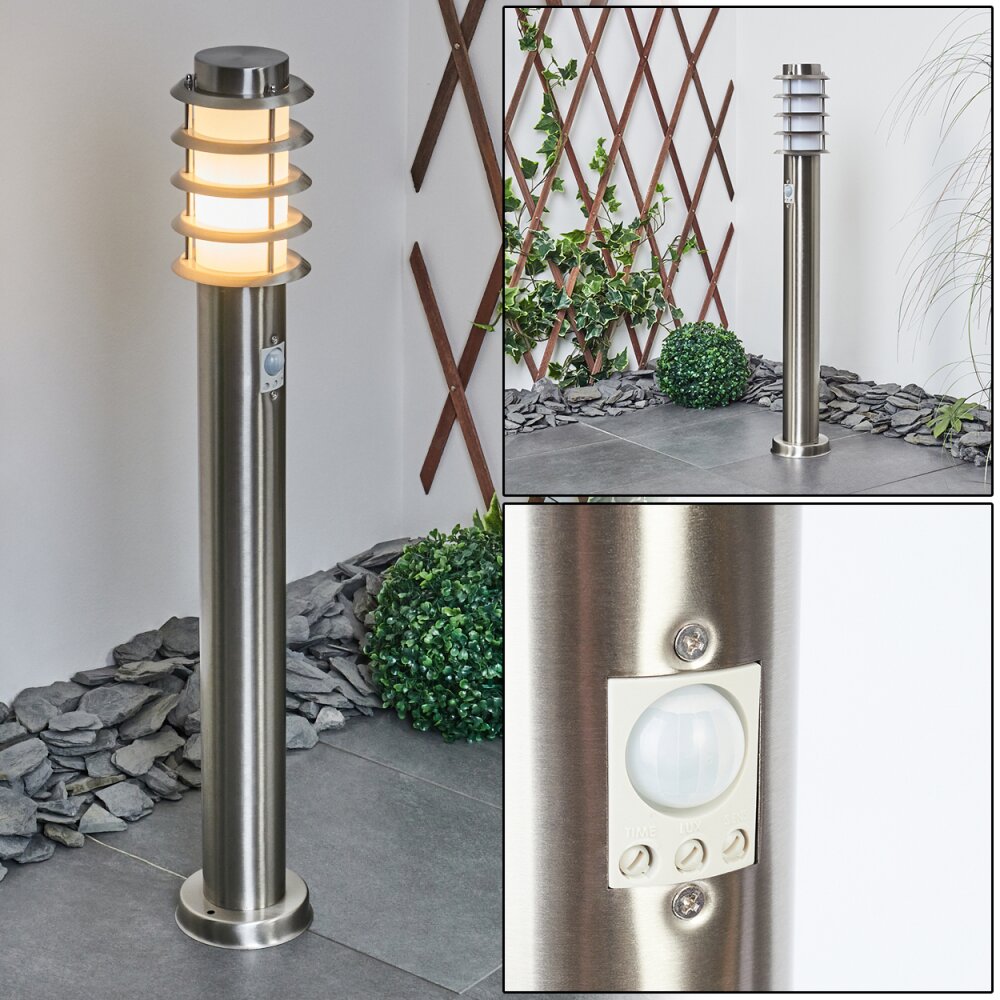 Tunes Wegeleuchte Nickel-Matt, 1-flammig, Bewegungsmelder main product photo