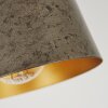 Gressot Wandleuchte Antik, Naturfarben, Nickel-Matt, 1-flammig