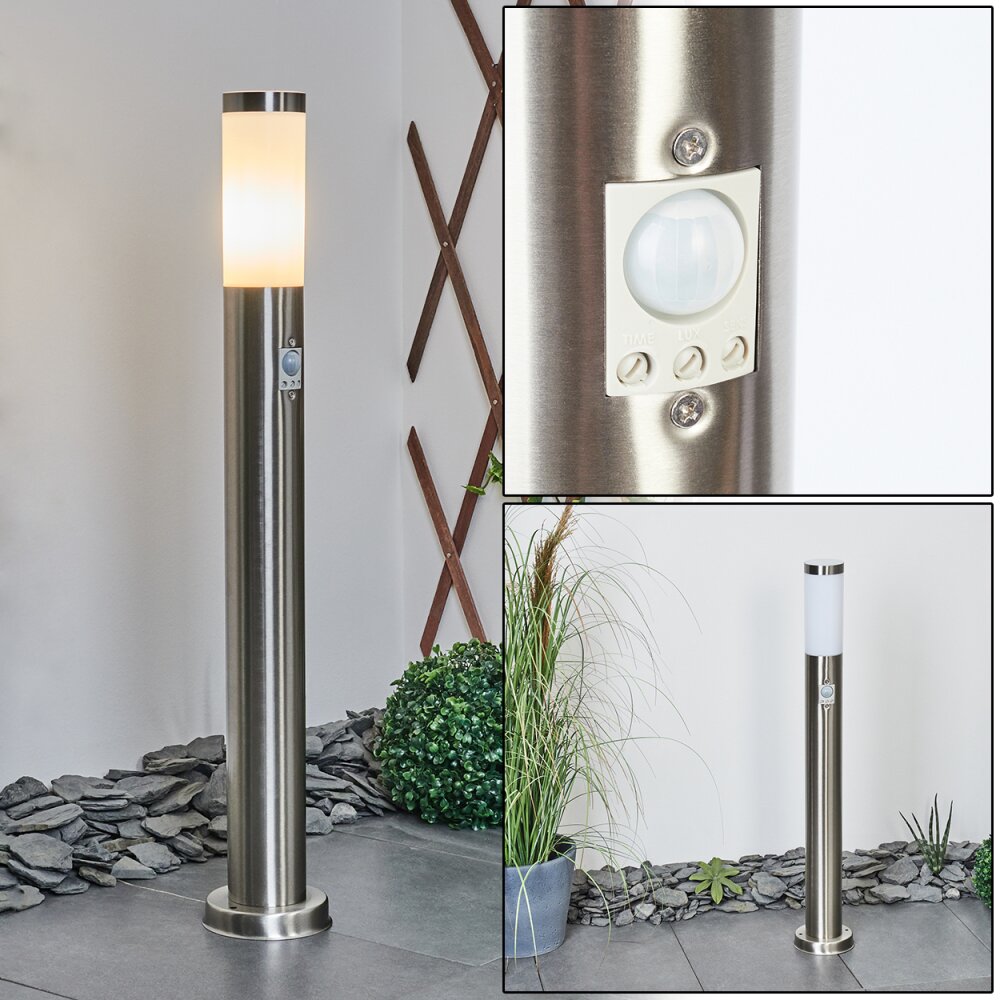 Sessa Wegeleuchte Nickel-Matt, 1-flammig, Bewegungsmelder main product photo