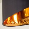 Lillby Bogenstehlampe Grau, 1-flammig, Stoffschirm