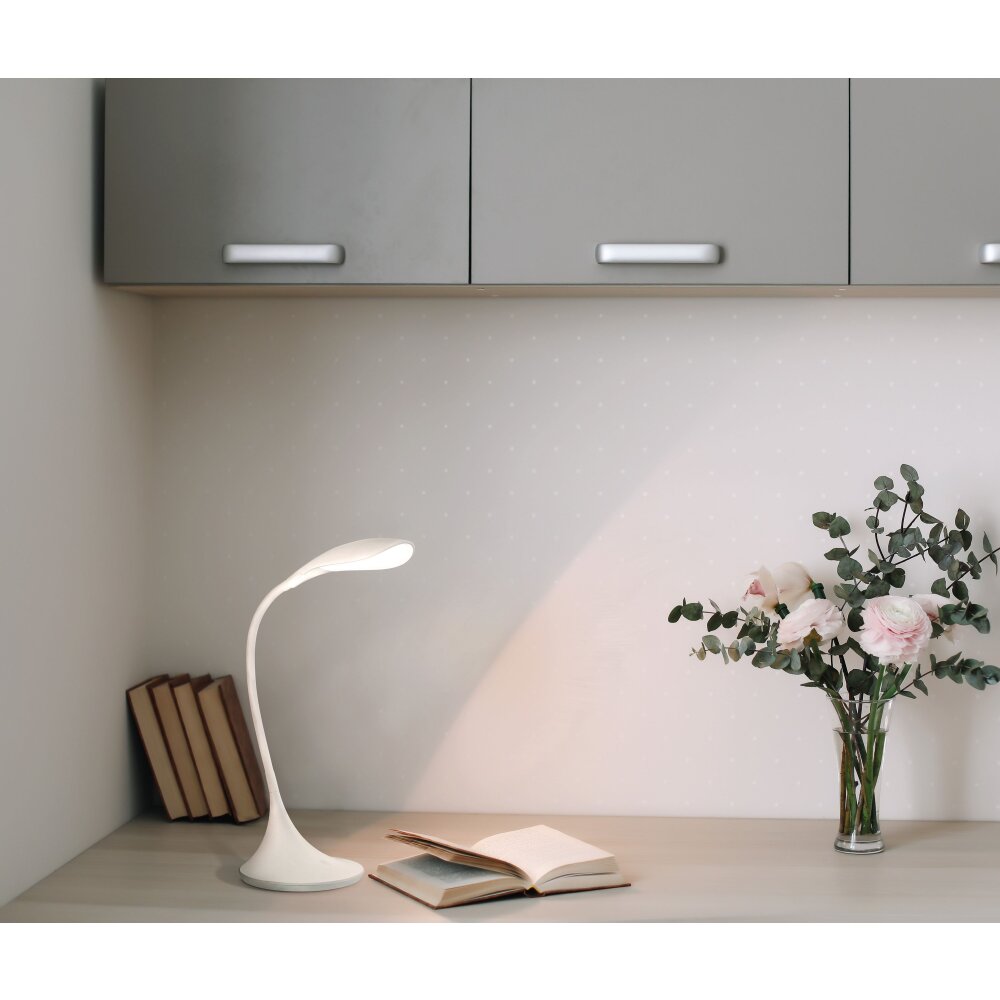 Fischer & Honsel Nil Tischleuchte LED Weiß, 1-flammig main product photo