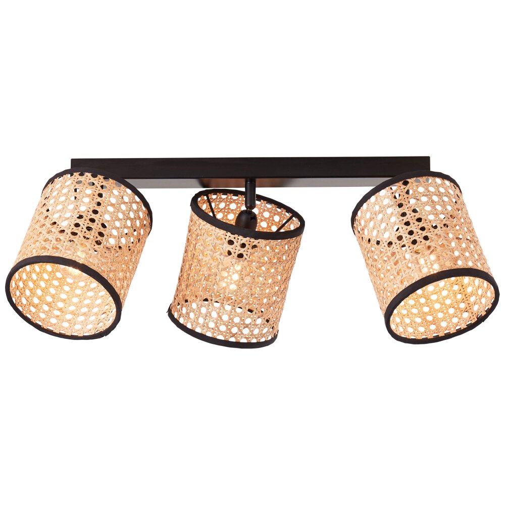 Brilliant Leuchten Wiley Deckenleuchte Schwarz, 3-flammig main product photo