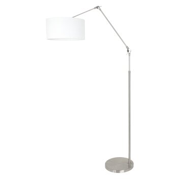 Steinhauer Prestige Chic Bogenlampe Stahl gebürstet, 1-flammig
