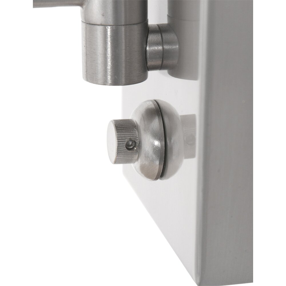 Steinhauer Prestige Chic Wandleuchte Stahl gebürstet, 1-flammig