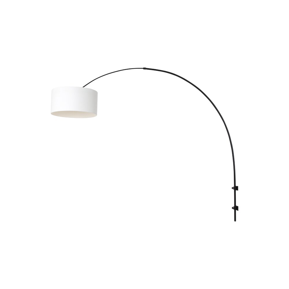 Steinhauer Sparkled Wandleuchte Schwarz, 1-flammig main product photo